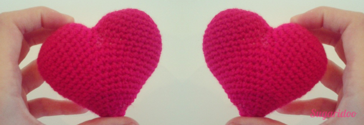 Crocheted heart [Pattern]