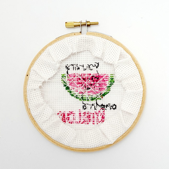 How to frame a cross stitch quick and easy Sugaridoo