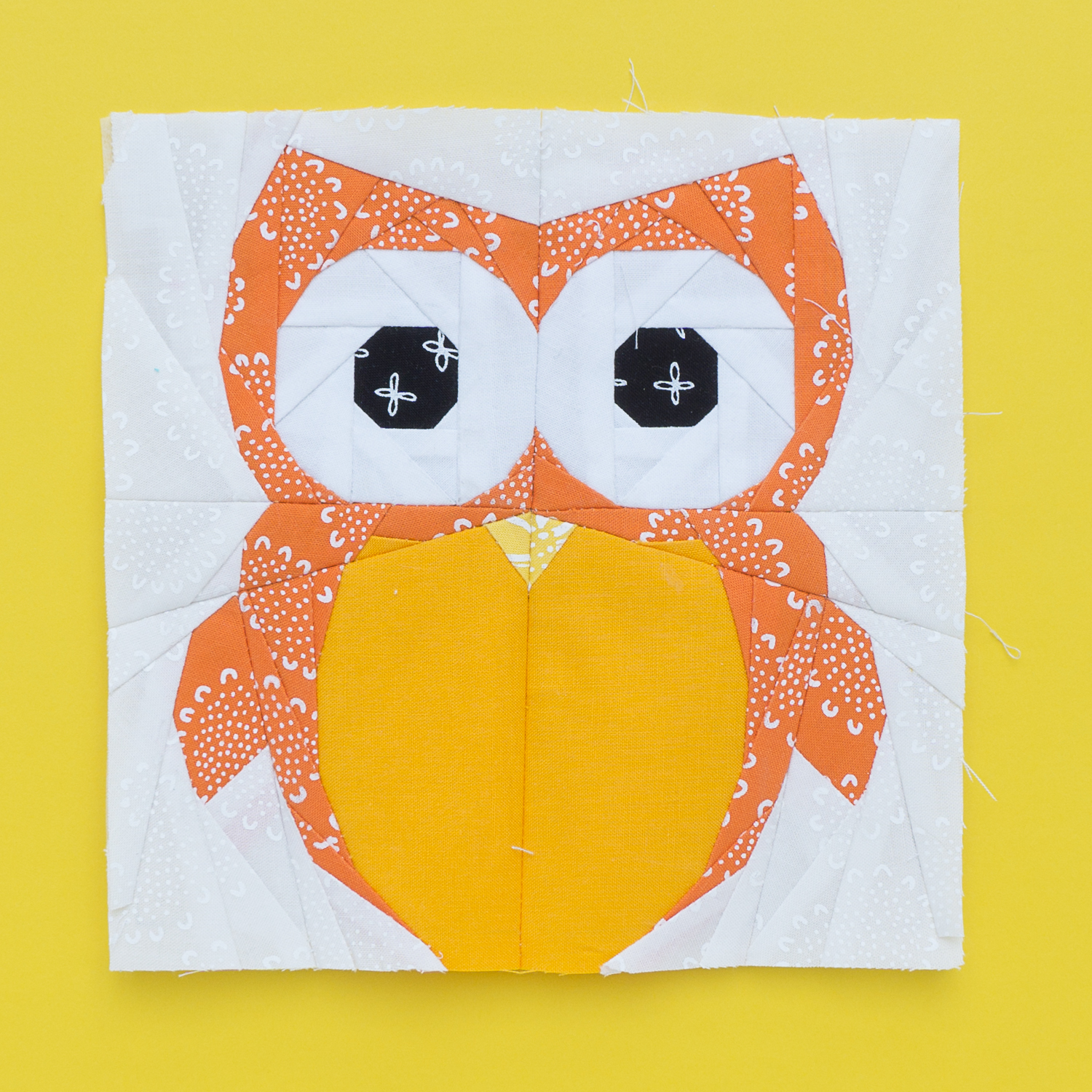 Owl Paper Piecing Pattern Sugaridoo