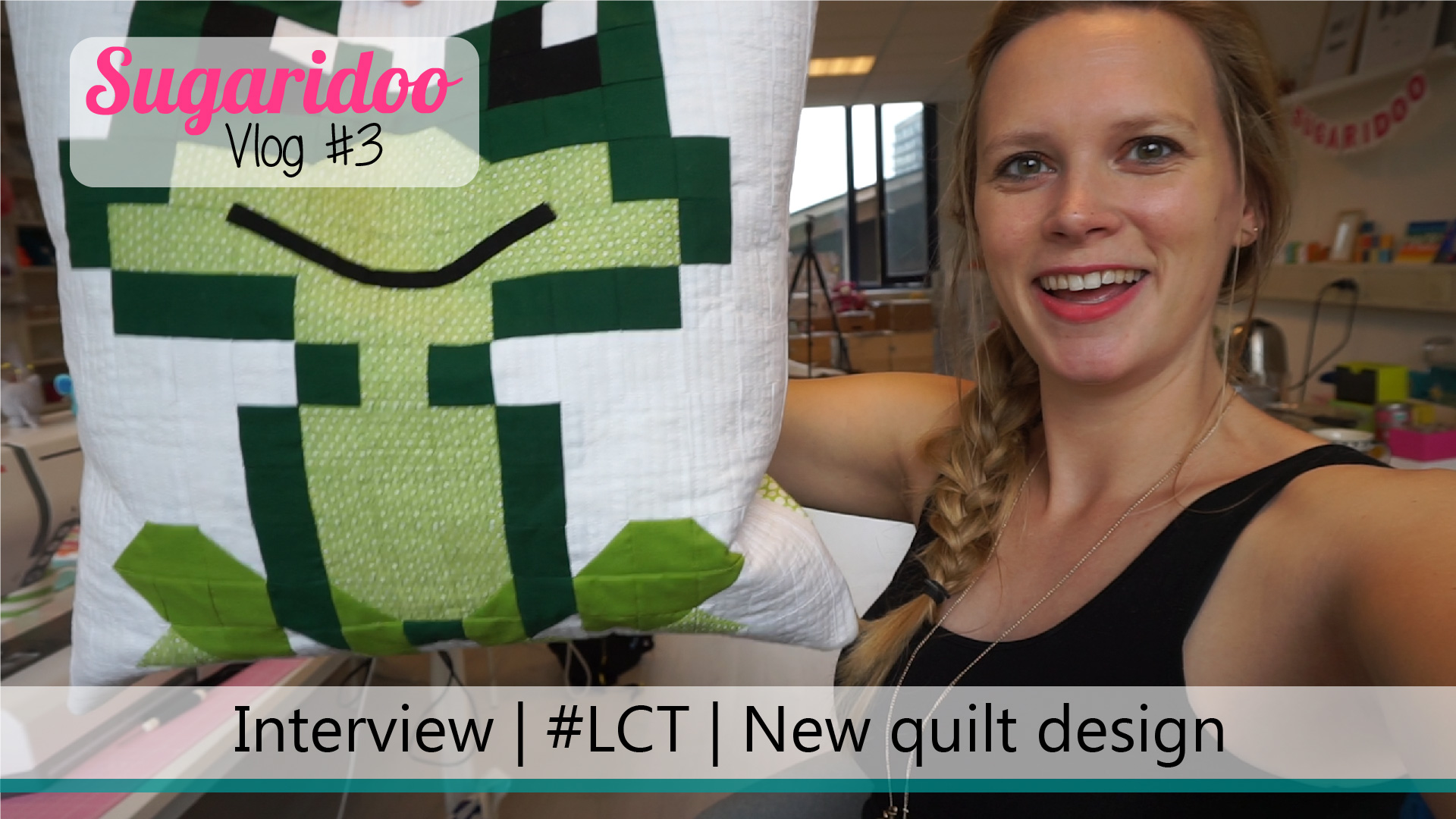 Vlog #3 | Special guests in the studio & new quilt design