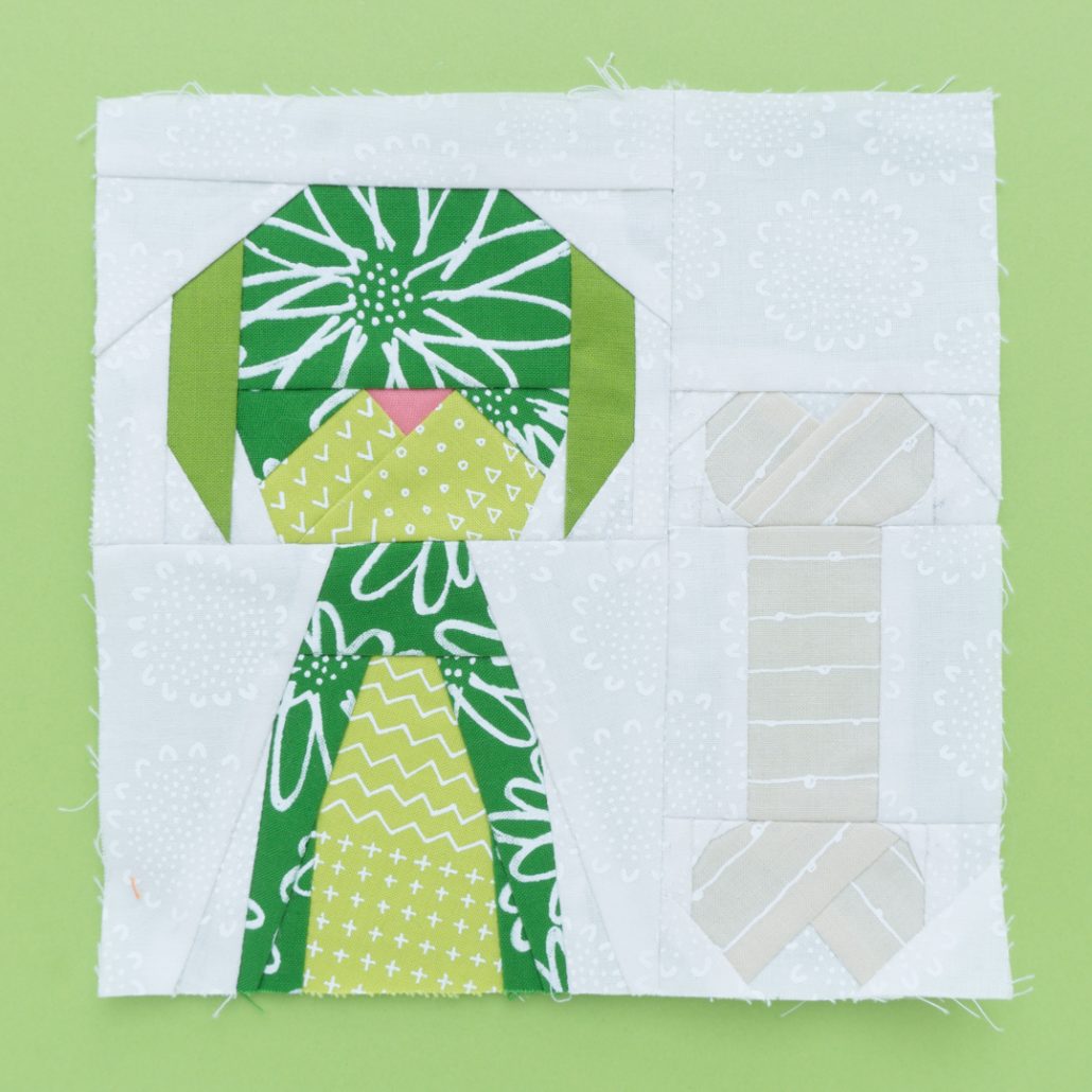 Funny bunny paper piecing pattern sugaridoo
