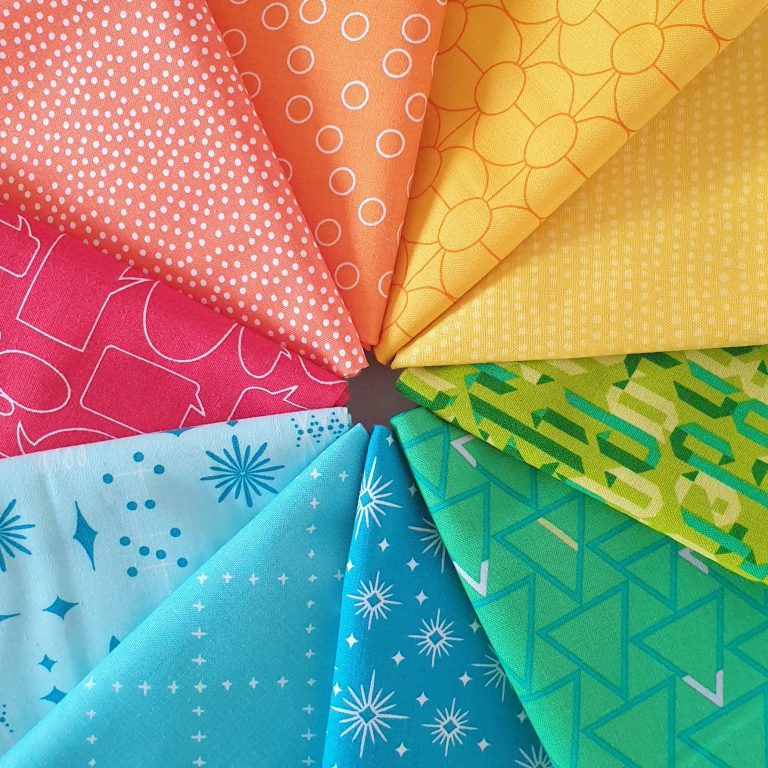 Fat eighth fabric bundle Rainbow Autumn Sugaridoo
