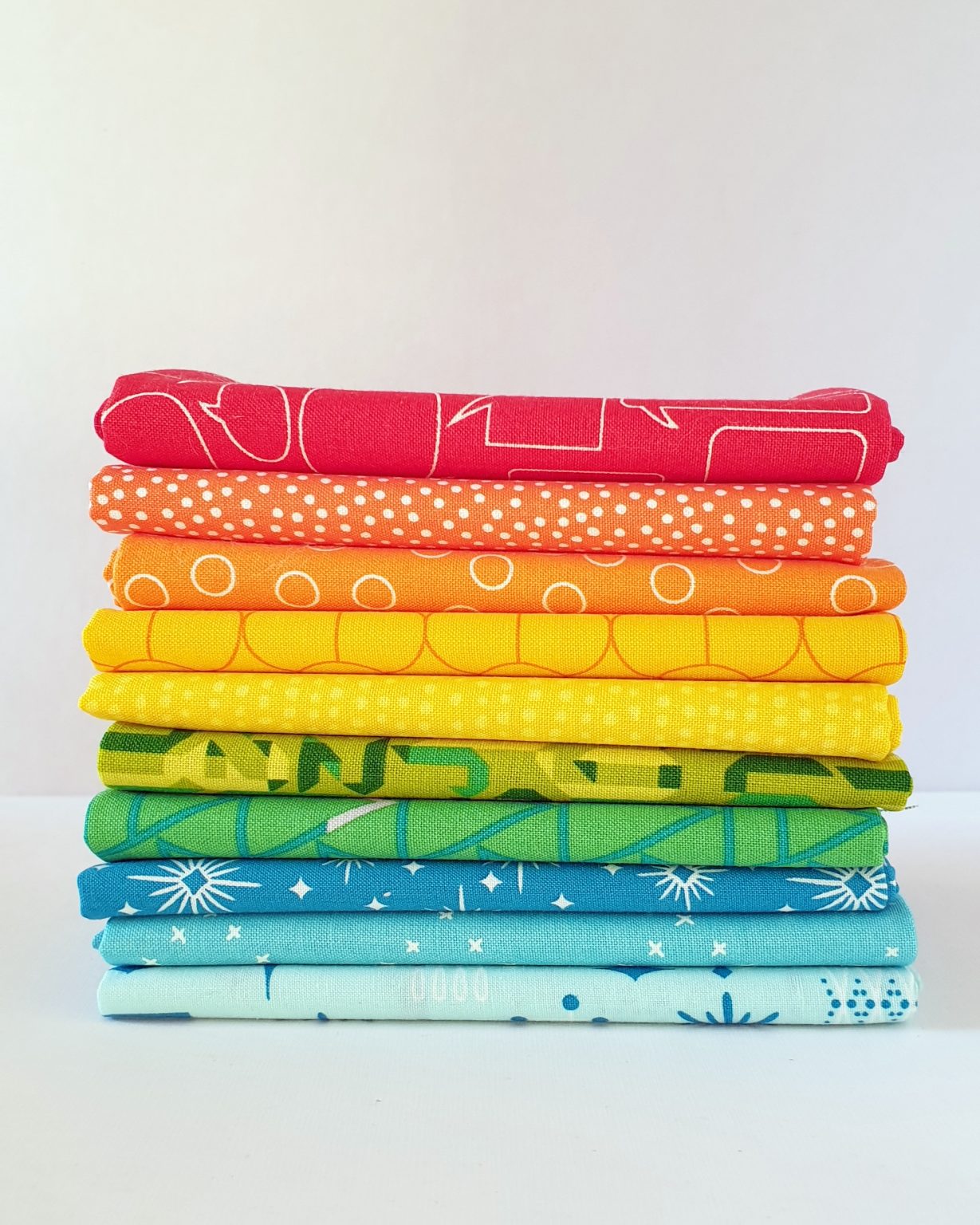 Fat eighth fabric bundle Rainbow Autumn Sugaridoo