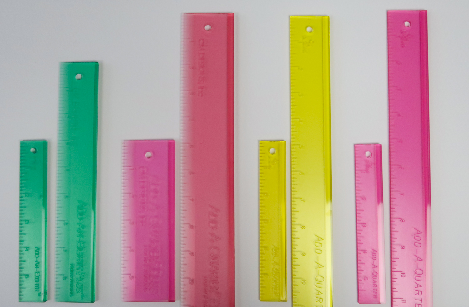 Add-a-quarter ruler 6 inch Pink – Sugaridoo